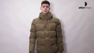 Superdry EVEREST SHORT HOODED PUFFER Λαδί SD0APM5011743A000000 03O [upl. by Ferna]