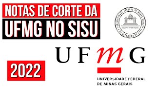 UFMG NOTAS DE CORTE NO SISU 2022 [upl. by Leavitt]