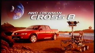 Holden Crewman Cross8 quotMarsquot TV commercial [upl. by Halbeib]