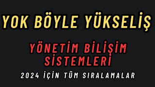 2024 yks tercih Yönetim bilişim sistemleri sıralamaları yok böyle yükseliş bu yılda dikkatli olun [upl. by Delisle]