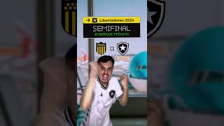 Classificados semifinal Libertadores 2024 shorts botafogo atleticomineiro [upl. by Anairo]