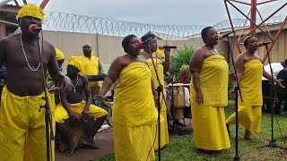 Wulomei Cultural Troupe playing at Citi FM on Sammens 55th birthday [upl. by Ssur]