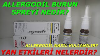 Allergodil Burun Spreyi Nedir Allergodil Spreyinin Yan Etkileri Nedir Allergodil Nasıl kullanılır [upl. by Naxor714]