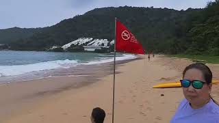 PHUKET BEACH NAIHARN BEACH ONE OF THE BEST BEACH PHUKET THAILAND [upl. by Charlot]