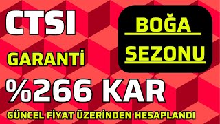 CTSI COİN BOĞA SEZONU GARANTİ KAR HEDEFİ NERESİ bitcoin boğasezonu ctsi ctsicoin kriptopara [upl. by Dalton]