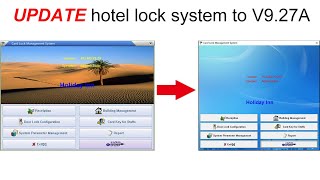 UPDATE V9 Hotel lock software to new version927A [upl. by Herzog]