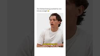 Tom Holland being pranked for one of minute straight shorts funny fyp memes viral [upl. by Anoid]