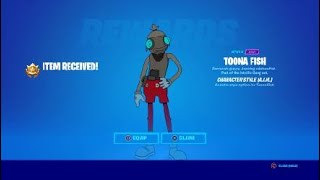 TOONA FISH quotAIMquot STYLE UNLOCKED FORTNITE CHAPTER 2 SEASON 8 [upl. by Alehcim]