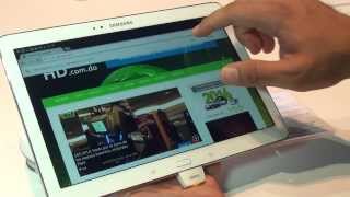 CES 2014 Con las manos en la Samsung Galaxy Tab Pro 101 y 84 [upl. by Goeselt152]