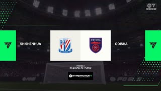 EA Sports FC 25  Classic Match Gameplay  Shanghai Shenhua FC China Vs Odisha FC India PC [upl. by Nirmak810]