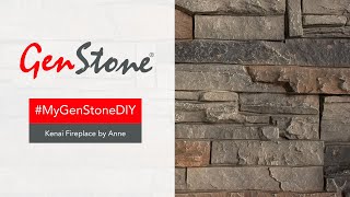 MyGenStoneDIY  Kenai Fireplace by Anne  Faux Stone Home Improvement Project [upl. by Gibby418]