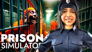 PRISON SIMULATOR  VIREI POLICIAL NA PRISÃO MAIS PERIGOSA DO MUNDO [upl. by Wier370]