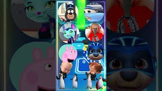 Sheriff Labrador Lightning McQueen Gummy Bear Vlad And Niki Peppa Pig Paw Patrol Tiles Hop [upl. by Zile394]