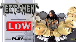 Testament  Low Only Play Drums [upl. by Swords]