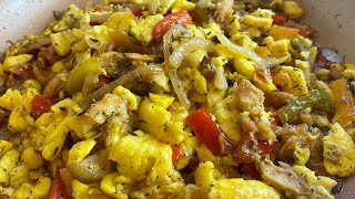 BEST JAMAICAN ACKEE AND SALT FISH RECIPE  JAMAICAS NATIONAL DISH [upl. by Seaton]