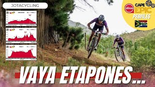 🇿🇦LA CAPE EPIC 2024  PERFILES DE ETAPAS  JOTACYCLING [upl. by Mckay338]