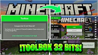 💚 TOOLBOX 32 BITS Solución Minecraft Bedrock quotUnsopported 32 bitsquot Review [upl. by Daniyal]