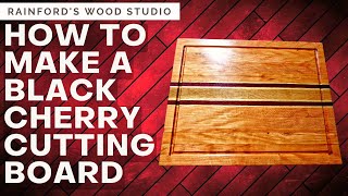 How To Make A Black Cherry Cutting Board [upl. by Whitson]