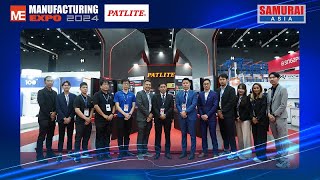 【Event】Manufacturing Expo 2024  PATLITE THAILAND ーSAMURAI ASIAー [upl. by Leake]