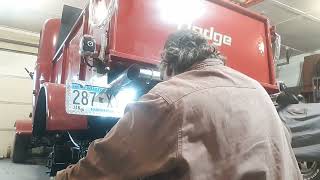 1941 hemi Dodge truck build Episode 2 installing shackles then grease zerk disaster [upl. by Narol206]