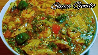 Sauce Gombo authentique du 228  Okra soup [upl. by Howlyn]