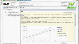 Set range of a HART® device using PACTware® and Generic HART DTM 53 [upl. by Mariko]