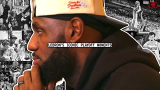 LeBrons Most Iconic Playoff Moments Ever  A Mind the Game Compilation Video [upl. by Nosirb242]