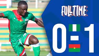 NIGERIA VS BURKINA FASO 01  GOAL AND HIGHLIGHTS  U20 AFCON QUALIFIERS [upl. by Ahselef]