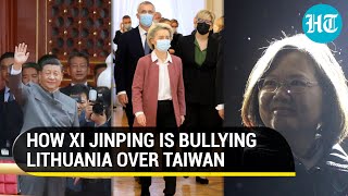 Angry Xi Jinping uses trade muscle to hurt Lithuania for backing Taiwan Hits global supply chains [upl. by Rhiamon333]