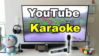 Youtube Karaoke Party Setup Wireless Microphones [upl. by Cyndy339]