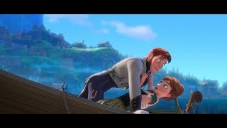 FROZEN ANNA ELSA vs Hans sword scene on ice [upl. by Eyahc]