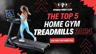 TOP 5 BEST TREADMILLS FOR YOUR HOME GYM 🏃 [upl. by Enorej945]