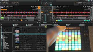 Traktor Mapping for Ableton PUSH [upl. by Schlenger]