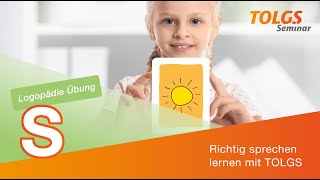 Logopädie Übung für Kinder – Wörter mit S [upl. by Minoru582]