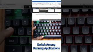 Windows Shortcut keys  windowsshortcut  Shortcut key to switch between opened programs  Win10 [upl. by Harlan]