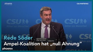 Rede von Markus Söder auf dem Parteitag der CSU am 060523 [upl. by Netsyrc158]