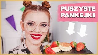 Puszyste JAPOŃSKIE NALEŚNIKI czyli Fluffy Pancakes Jak zrobić  Sugarlady [upl. by Jordanna]