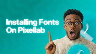 HOW TO INSTALL FONTS ON PIXELLAB [upl. by Nosimaj]