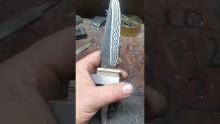 damascus knife homeworkshop lamination woodworking knifeskills handmade master [upl. by Goggin155]