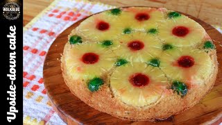 Upside down pineapple and cherry cake recipe  Christmas dessert recipes BBQ desserts  How to make [upl. by Greenfield]