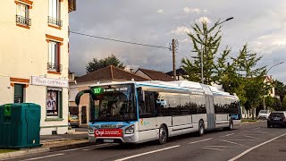 RATP IvecoBus Urbanway 18 CNG  Voith DIWA6  KICKDOWN [upl. by Eseerehc]