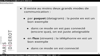 Cours programmation socket réseau n°1  Introduction [upl. by Stedman187]