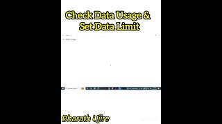 😎️How to Set Data Usage amp Set Data Limit on Windows  no copyrights  BharathUjire🔥️🔥️🔥️ [upl. by Sifan]