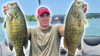 Shallow Lake Simcoe Smallmouth Fishing [upl. by Pulcheria529]