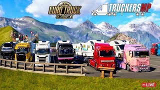 🔴 ETS2 Live  TruckersMP Live  Euro Truck Simulator 2 Multiplayer LIVE  ETS2 Gameplay [upl. by Mauro463]