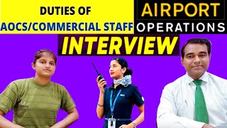 AOCS interview in Indigo Airlines  Airport operations and customer services Interview l PD Classes [upl. by Selie]