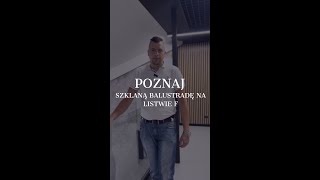 Szklana balustrada na listwie F [upl. by Richmal]