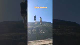 Zipline Adventure l shorts ladakh leh songs [upl. by Dnalon908]