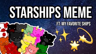 Starships meme  bnha  mha  ft kiribaku todomomo izuocha shigadabi erasermic seromina amp more [upl. by Htebi]