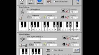 How To Play Mr Beans Theme Song On Electronic Piano 25 [upl. by Melina79]